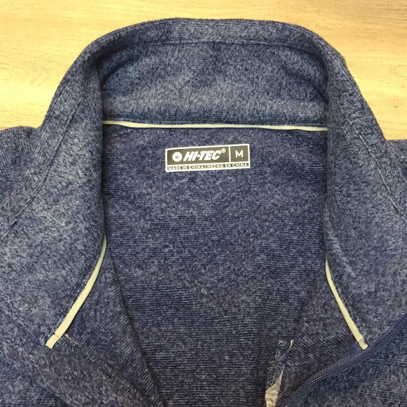 Hi-Tec Men’s Microfleece Half-Zip Jacket NEW M - Picture 2 of 3